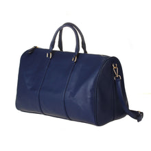 Load image into Gallery viewer, VEGAN LEATHER TRAVEL BAG W/HANDLE & SHOULDER STRAP - AVAILABLE IN 6 COLORS