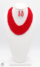 Load image into Gallery viewer, MULTI-LAYERED BEADED NECKLACE SET - AVAILABLE IN 4 COLORS

